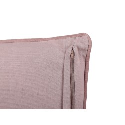 Zestaw 2 poduszek dekoracyjnych ROMNEYA Welur 45 x 45 cm Różowy Wzór kwiatowy