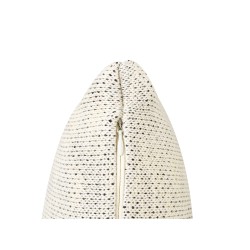 2 bawełniane poduszki dla dzieci z motywem zebry 45 x 45 cm beżowe JABORI