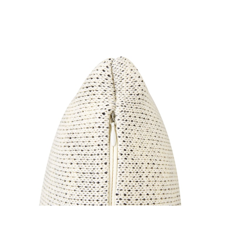 2 bawełniane poduszki dla dzieci z motywem zebry 45 x 45 cm beżowe JABORI