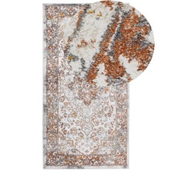 Dywan 80 x 150 cm beżowo-brązowy VAYK
