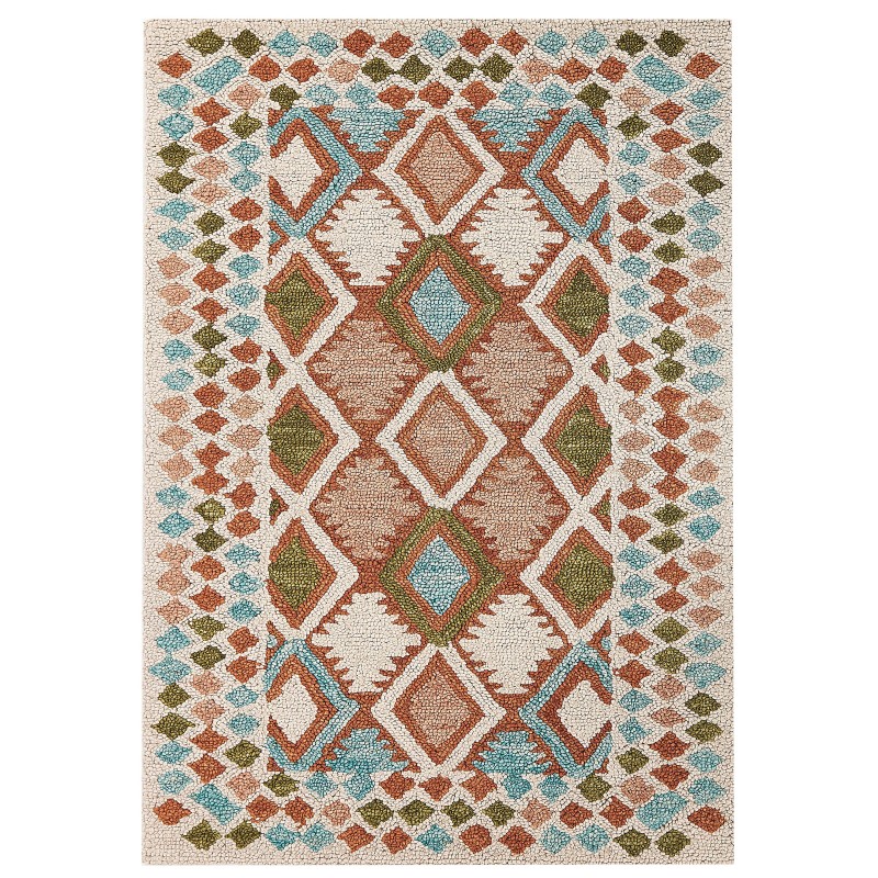 Dywan wełniany 160 x 230 cm wielokolorowy ERMENEK