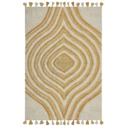 Dywan bawełniany 160 x 230 cm beżowo-żółty BINGOL