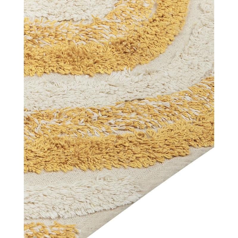 Dywan bawełniany 160 x 230 cm beżowo-żółty BINGOL
