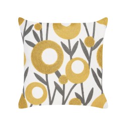 Zestaw 2 poduszek dekoracyjnych SHALLOT Bawełna 45 x 45 cm Kolorowy Wzór kwiatowy