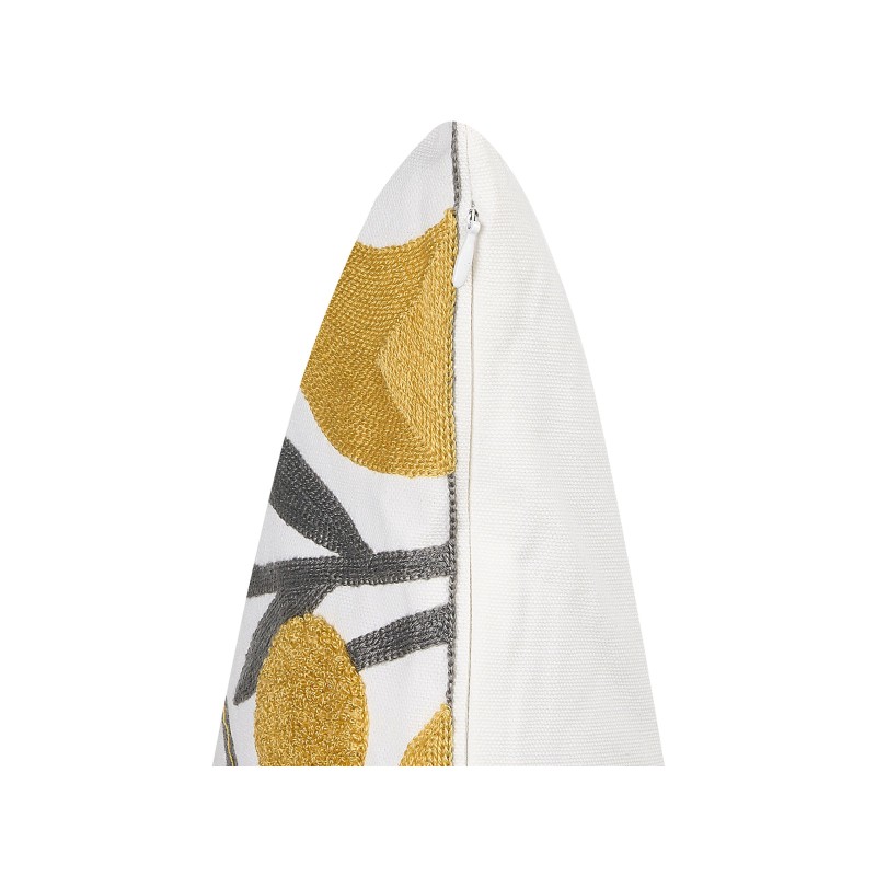 Zestaw 2 poduszek dekoracyjnych SHALLOT Bawełna 45 x 45 cm Kolorowy Wzór kwiatowy