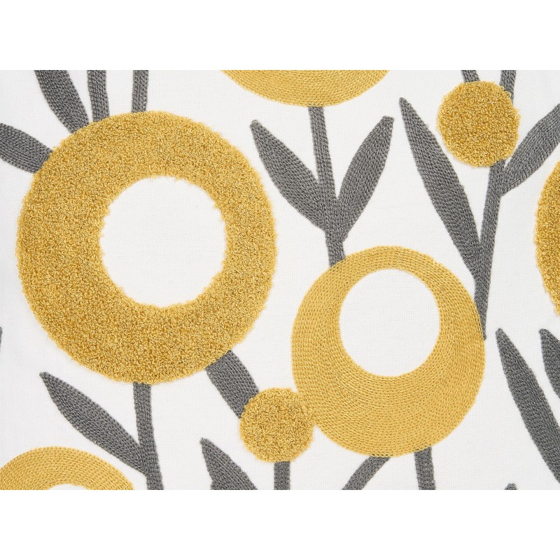 Zestaw 2 poduszek dekoracyjnych SHALLOT Bawełna 45 x 45 cm Kolorowy Wzór kwiatowy