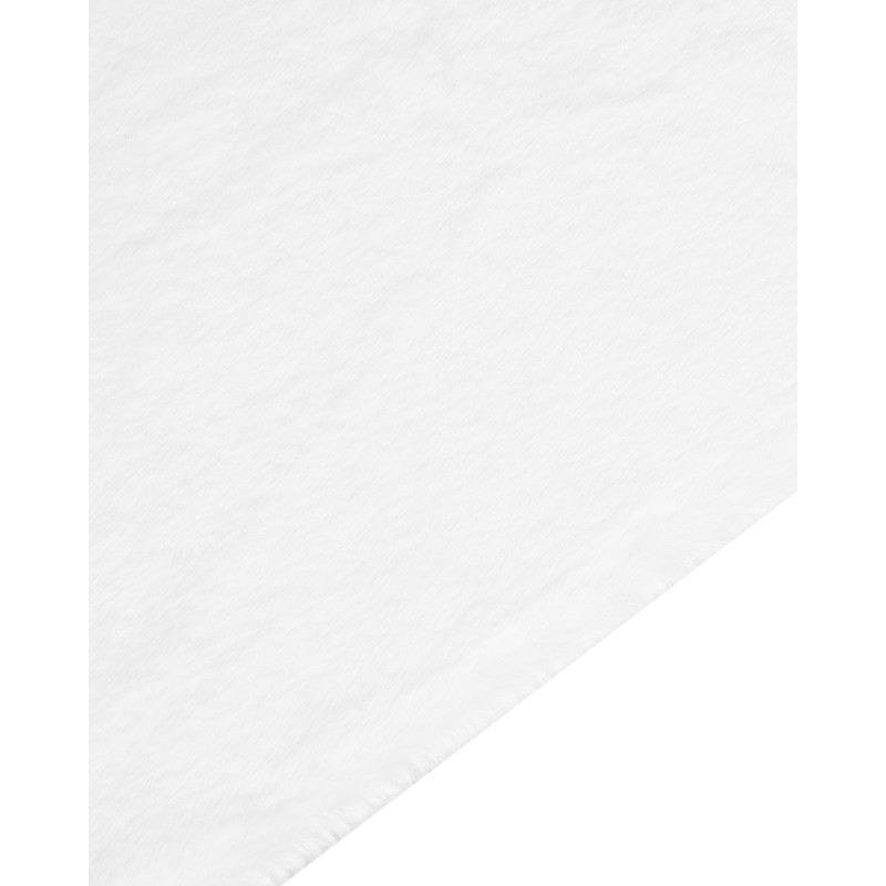 Dywan sztuczne futro królika 80 x 150 cm biały MIRPUR