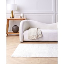 Dywan z wiskozy 140 x 200 cm jasnoszary GESI II