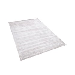 Dywan z wiskozy 140 x 200 cm jasnoszary GESI II