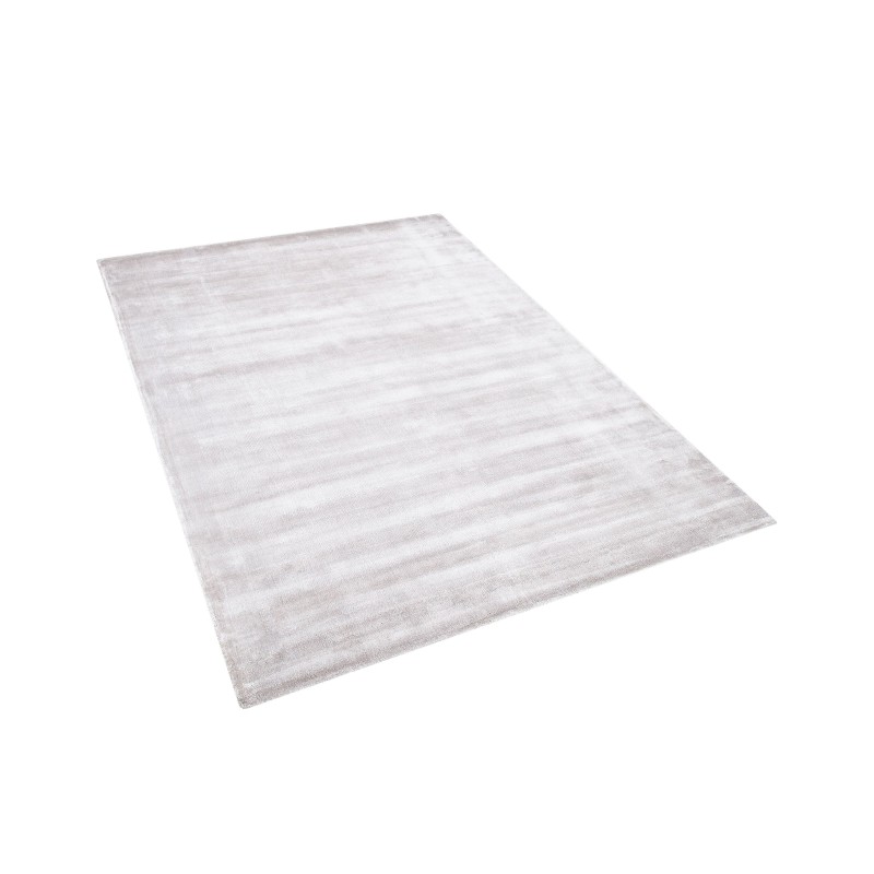 Dywan z wiskozy 140 x 200 cm jasnoszary GESI II