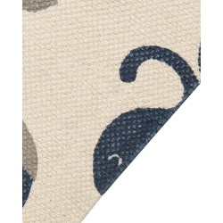 Dywan dziecięcy bawełniany w zwierzęcy wzór 80 x 150 cm wielokolorowy PORSEA