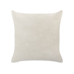 Zestaw 2 poduszek dekoracyjnych PALMIER Welur 45 x 45 cm Złamana biel Wzór świąteczny