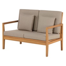 Zestaw ogrodowy ze stolikiem dla 7 osób PATAJA Drewno akacjowe Jasnobrązowy