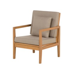 Zestaw ogrodowy ze stolikiem dla 7 osób PATAJA Drewno akacjowe Jasnobrązowy