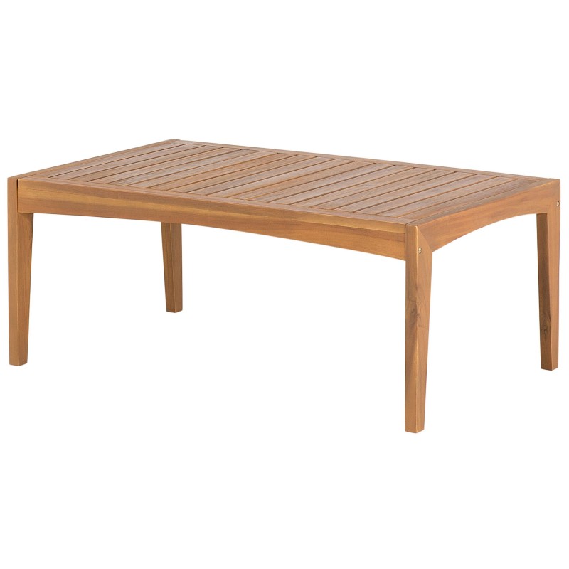 Zestaw ogrodowy ze stolikiem dla 7 osób PATAJA Drewno akacjowe Jasnobrązowy