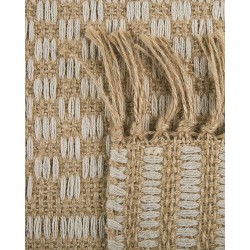 Dywan z juty 50 x 80 cm beżowy ADABAG