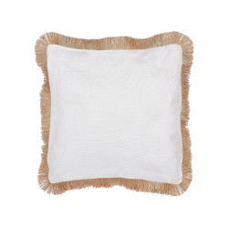 Zestaw 2 poduszek dekoracyjnych GERANIUM 45 x 45 cm Beżowy Wzór orientalny