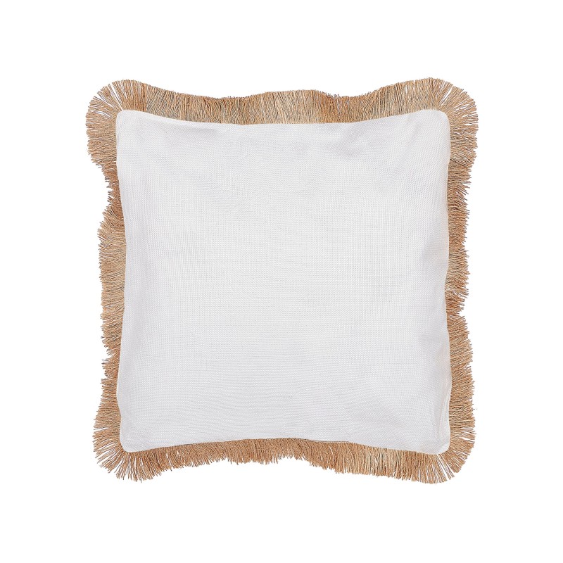 Zestaw 2 poduszek dekoracyjnych GERANIUM 45 x 45 cm Beżowy Wzór orientalny