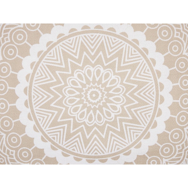 Zestaw 2 poduszek dekoracyjnych GERANIUM 45 x 45 cm Beżowy Wzór orientalny