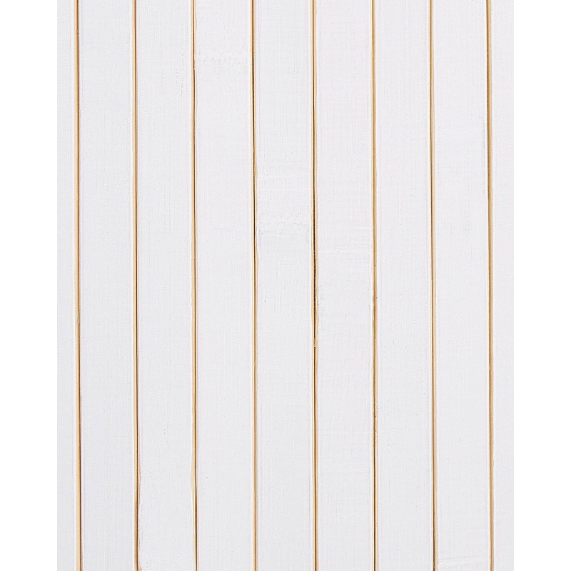 Kosz bambusowy z pokrywą biały SANNAR