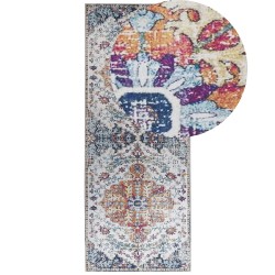 Dywan 80 x 200 cm wielokolorowy ENAYAM