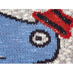 2 bawełniane poduszki dla dzieci z motywem dinozaura 45 x 45 cm beżowo-niebieskie GAMBIR