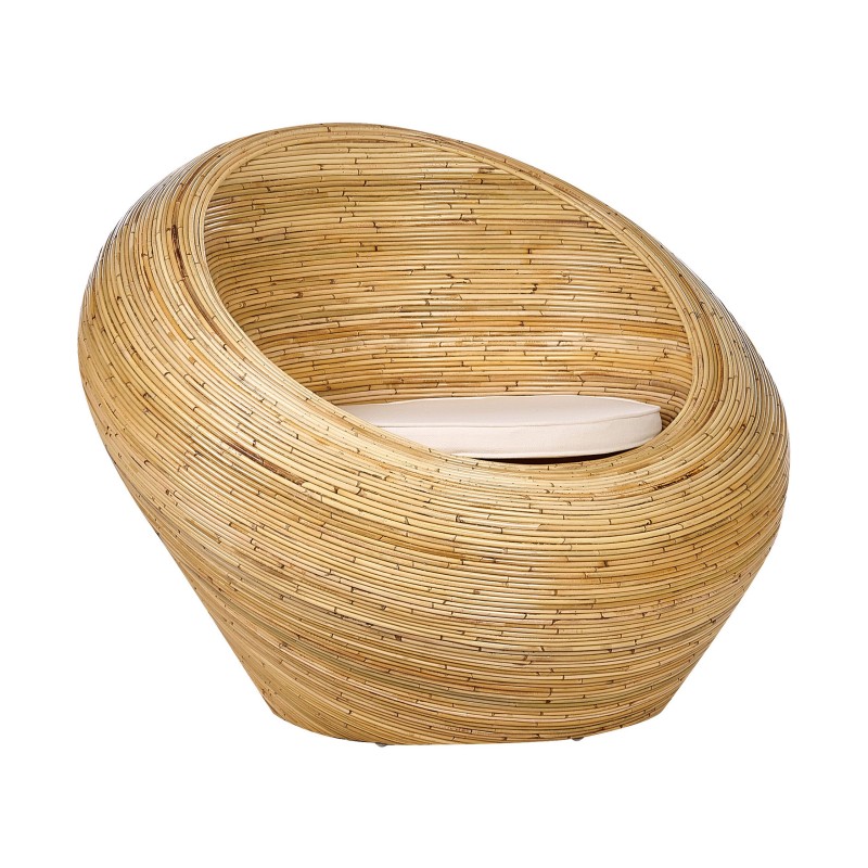 Zestaw ogrodowy dla 4 osób MAIORI Rattan Naturalny