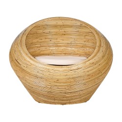 Zestaw ogrodowy dla 4 osób MAIORI Rattan Naturalny