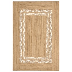 Dywan z juty 200 x 300 cm beżowy YENIKOY