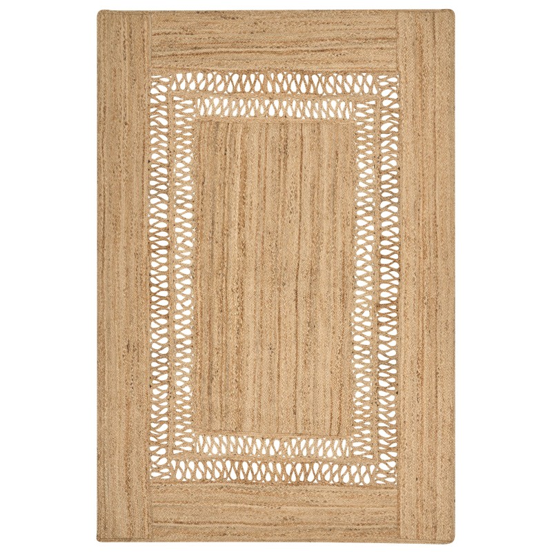 Dywan z juty 200 x 300 cm beżowy YENIKOY