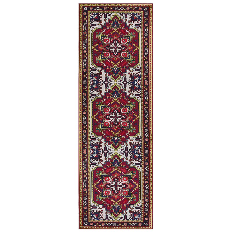 Dywan 80 x 240 cm czerwony COLACHEL