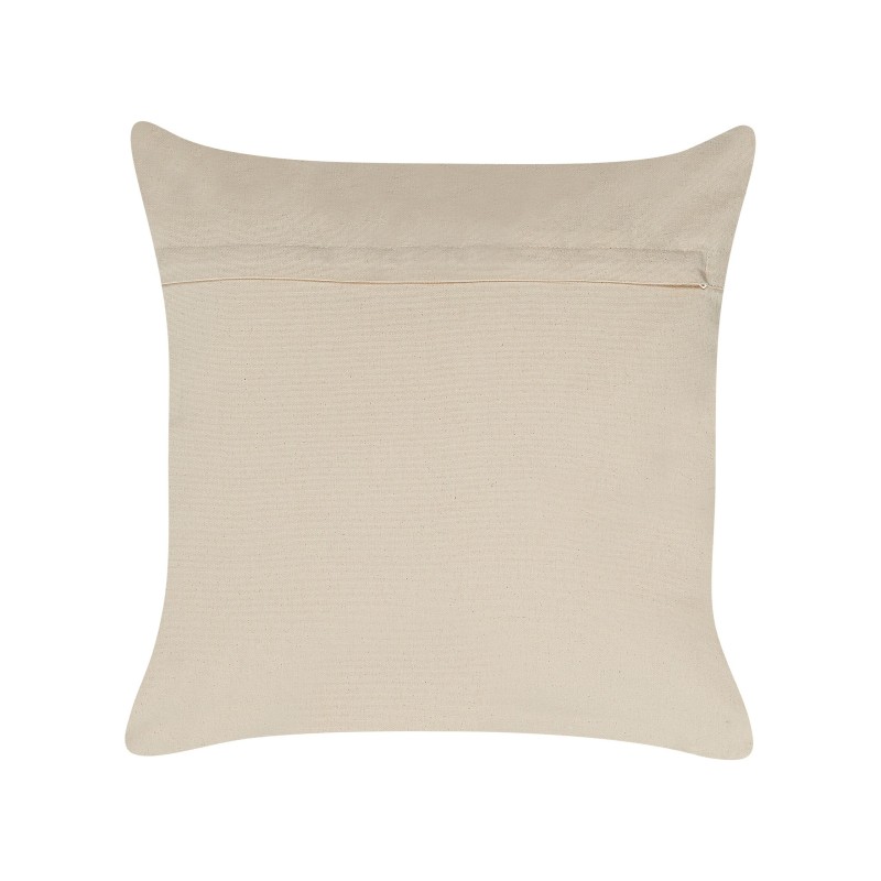 Zestaw 2 poduszek dekoracyjnych OUJDA Bawełna 50 x 50 cm Srebrny Wzór geometryczny