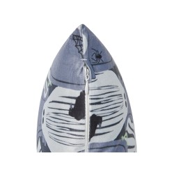 Zestaw 2 poduszek dekoracyjnych FANATE Welur 45 x 45 cm Szary Wzór abstrakcyjny