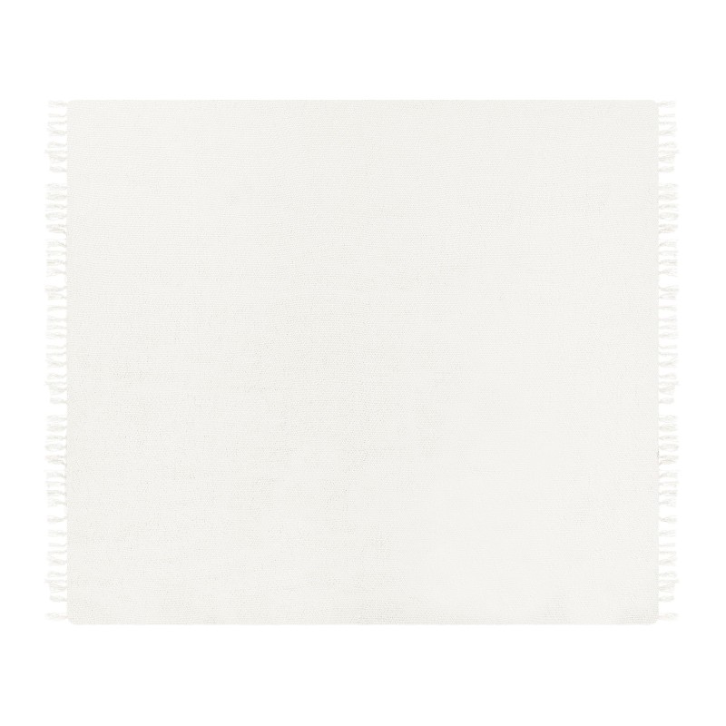 Koc CHAOHANI 220 x 240 cm Złamana biel