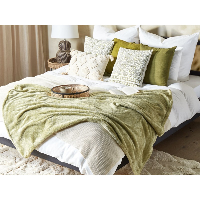 Koc NAMDU 125 x 150 cm Oliwkowy