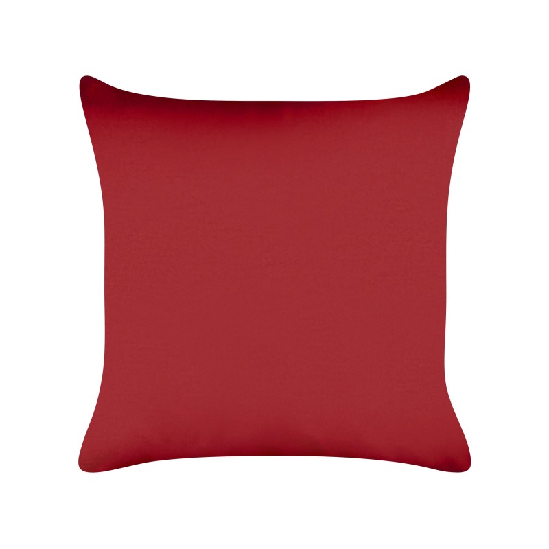 Zestaw 2 poduszek dekoracyjnych GUMDROP Welur 45 x 45 cm Czerwony Wzór świąteczny