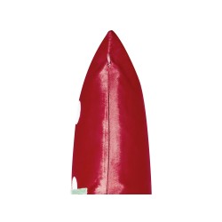 Zestaw 2 poduszek dekoracyjnych GUMDROP Welur 45 x 45 cm Czerwony Wzór świąteczny