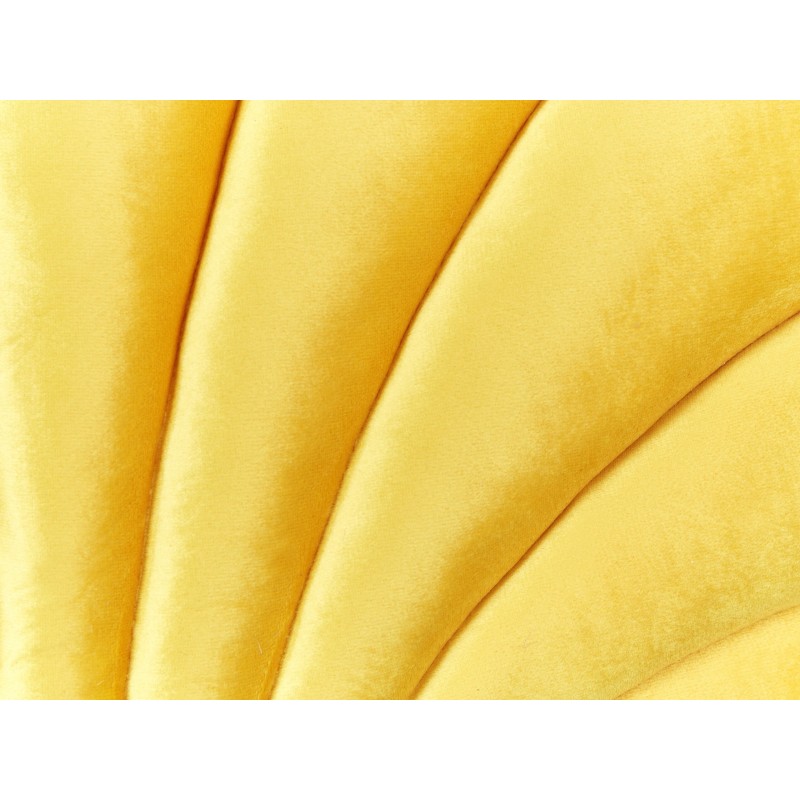 Zestaw 2 poduszek dekoracyjnych CONSOLIDA Welur 47 x 35 cm Żółty Jednolity