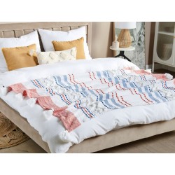 Koc CUBUK 130 x 150 cm Kolorowy