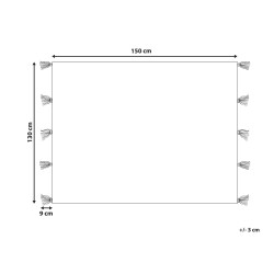 Koc CUBUK 130 x 150 cm Kolorowy