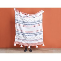 Koc CUBUK 130 x 150 cm Kolorowy