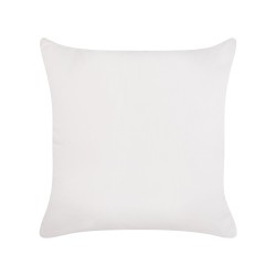 Poduszka dekoracyjna MAKNEH Bawełna 45 x 45 cm Biały Jednolity