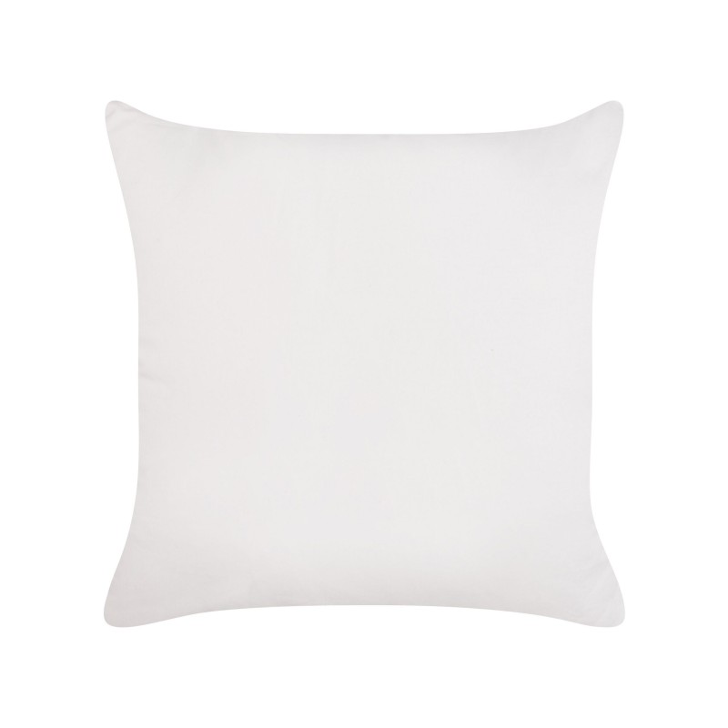 Poduszka dekoracyjna MAKNEH Bawełna 45 x 45 cm Biały Jednolity