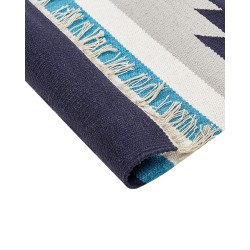 Dywan bawełniany kilim 140 x 200 cm wielokolorowy NORATUS