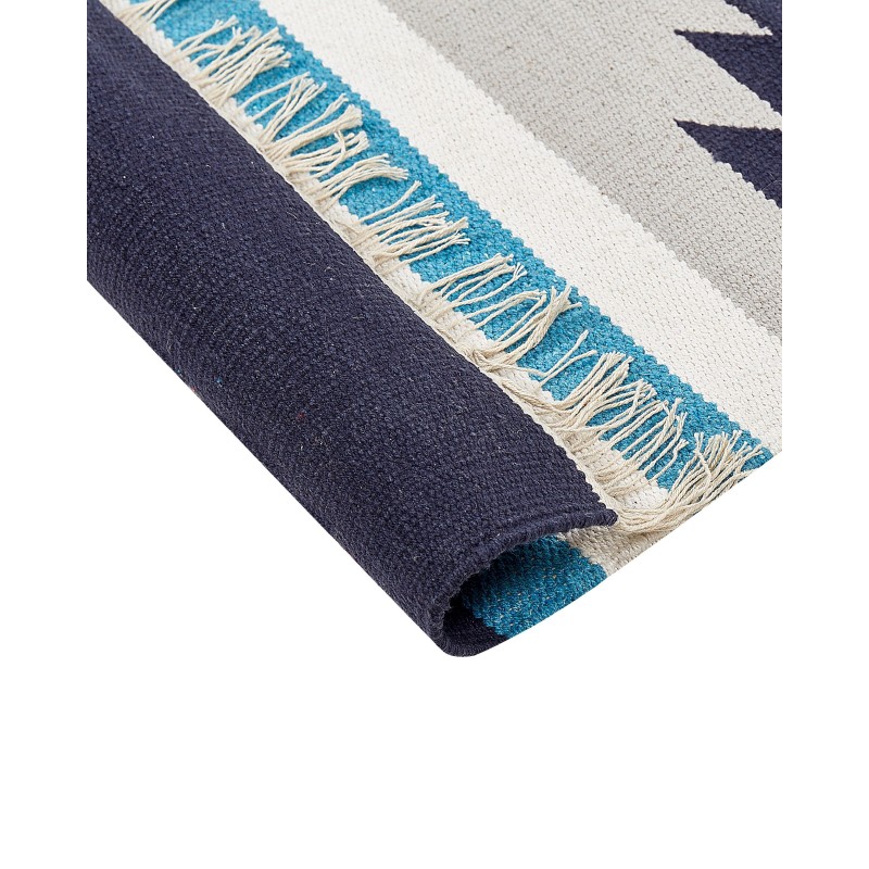 Dywan bawełniany kilim 140 x 200 cm wielokolorowy NORATUS