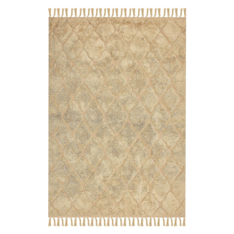 Dywan bawełniany 140 x 200 cm beżowy SANLIURFA