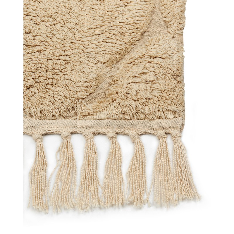 Dywan bawełniany 140 x 200 cm beżowy SANLIURFA