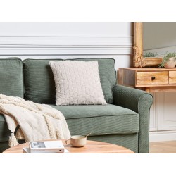 Poduszka dekoracyjna BASALIM 45 x 45 cm Beżowy Jednolity