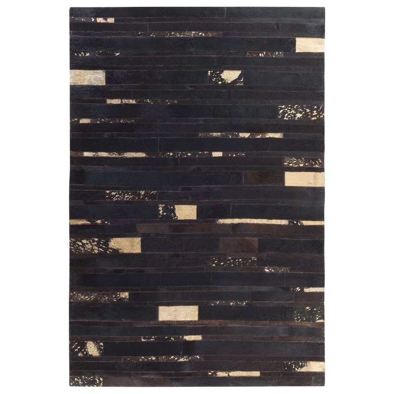 Dywan skórzany 140 x 200 cm brązowy ARTVIN