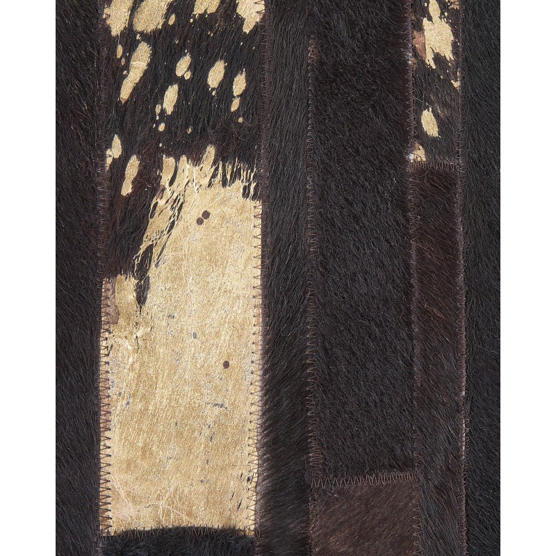 Dywan skórzany 140 x 200 cm brązowy ARTVIN